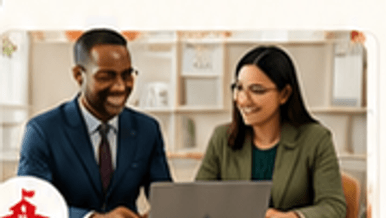 Student receiving academic support